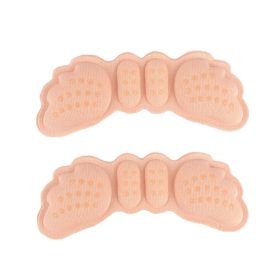 8 Pack Anti-Slip Heel Grips Liner Insert Self-Adhesive Shoe Pads for Loose Shoes Foot Care Protector - Pink