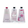 L'OCCITANE - Pink Flowers Hand Cream Collection: Pivoine Flora + Rose + Cherry Blossom  546390 3x75ml/2.6oz