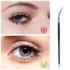 3 PCS Mascara Fan Brush, Angled Fan Shaped Eyelash Brush