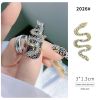 30PCS A Bag New Nail Art Alloy Zircon Snake Rose Gold and Silver Metal Jewelry Nail Diamonds