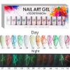 Nail Art Lacquers Beauty Salon 12 Colors Paint Gel Nails Set Soak off Painting Glow in Dark Gel Line Polish Kit