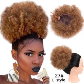 High Puff Ponytail (Option: 27color)