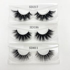 Wholesale 20/30/40/50Pairs Eyelashes 3D Mink Lashes Handmade Fluffy Dramatic Lashes Cruelty Free False Eyelashes Makeup Lashes (Color: 217 186 011, size: 40 pairs)