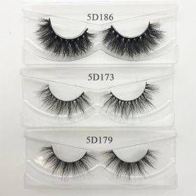 Wholesale 20/30/40/50Pairs Eyelashes 3D Mink Lashes Handmade Fluffy Dramatic Lashes Cruelty Free False Eyelashes Makeup Lashes (Color: 186 173 179, size: 70 pairs)