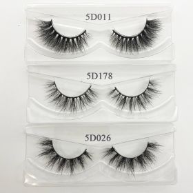 Wholesale 20/30/40/50Pairs Eyelashes 3D Mink Lashes Handmade Fluffy Dramatic Lashes Cruelty Free False Eyelashes Makeup Lashes (Color: 011 178 026, size: 20pairs)