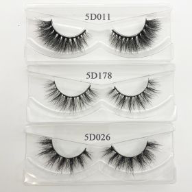 Wholesale 20/30/40/50Pairs Eyelashes 3D Mink Lashes Handmade Fluffy Dramatic Lashes Cruelty Free False Eyelashes Makeup Lashes (Color: 011 178 026, size: 40 pairs)