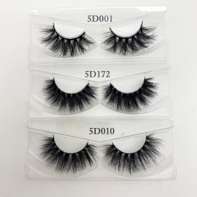 Wholesale 20/30/40/50Pairs Eyelashes 3D Mink Lashes Handmade Fluffy Dramatic Lashes Cruelty Free False Eyelashes Makeup Lashes (Color: 001 172 010, size: 100 pairs)