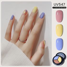 MAYCHAO Solid Color Nail Gel Polish Full Coverage Paint Gel DIY Nail Art Designs Soak Off UV LED Manicure Varnish Solid UV Gel (Color: UV547)