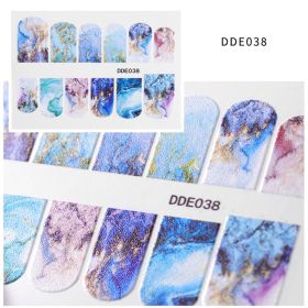 1 piece New nail art net red popular 5D nail stickers embossed three-dimensional wings decals stickers (design: DDE038)