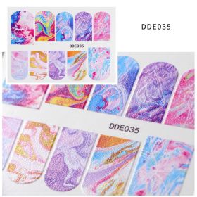 1 piece New nail art net red popular 5D nail stickers embossed three-dimensional wings decals stickers (design: DDE035)