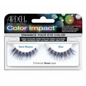 ARDELL Color Impact False Lashes (Color: Blue Demi Wispies)