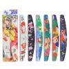 1Box Christmas Nail File Colorful Double-Side Sanding Strip 100/180 Nail File Set Nail Polishing