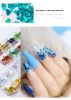 1Box 12 Girds 5 Colors various styles of Nail Art Sequins Different Size Mixed Nail Art Decorations Nails Accessories