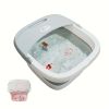 StressRelieving Foot Spa Foldable Design with Heat Bubbles Vibration