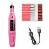 1Set Nail art small portable USB sander pen-type electric can be connected to the charging treasure unloading manicure type professional to remove dea