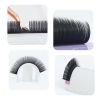 ANNAFRIS 3PCS/Pack 16 Rows Volume Classic Eyelash Extension C D Curl All Size Matte Black Individual False Eye Lashes Extension Salon Use Natural Soft