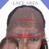 My-lady 28'' Synthetic Lace Front Wigs Cornrow Braids Knotless Lace